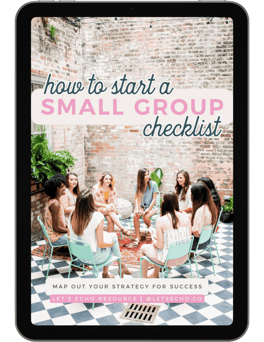 Small Group Checklist